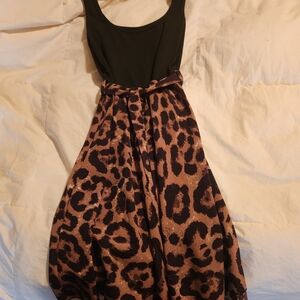 Dress with sash belt, size xs